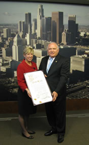 Joe Czyzyk honored by LA City COuncil
